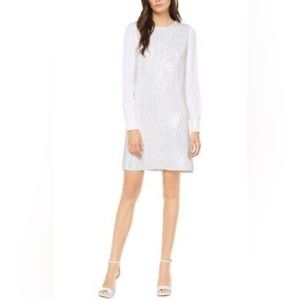 Michael Kors White Sequin Dress